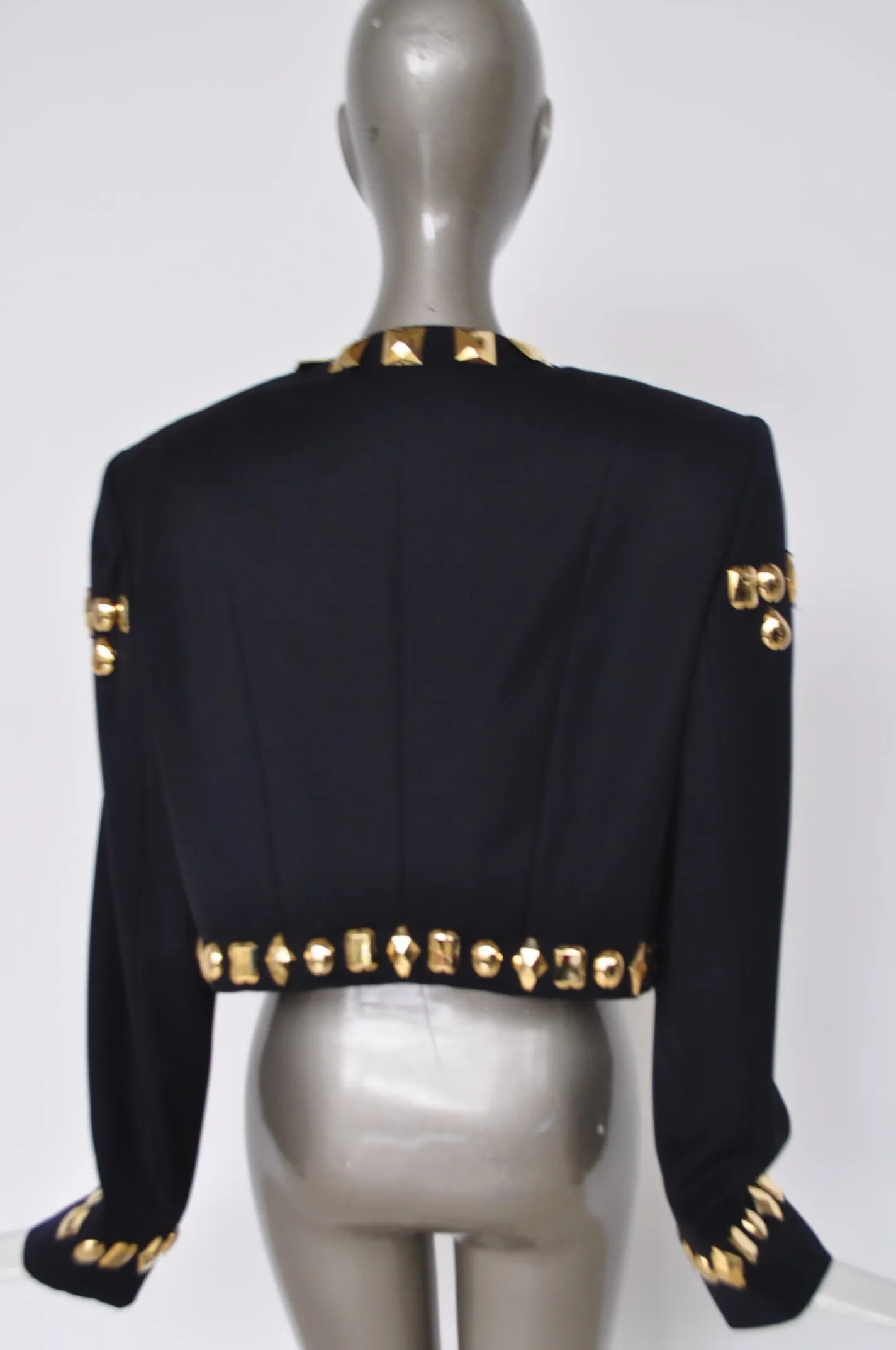 80s fabulous Escada bolero with gold attachments