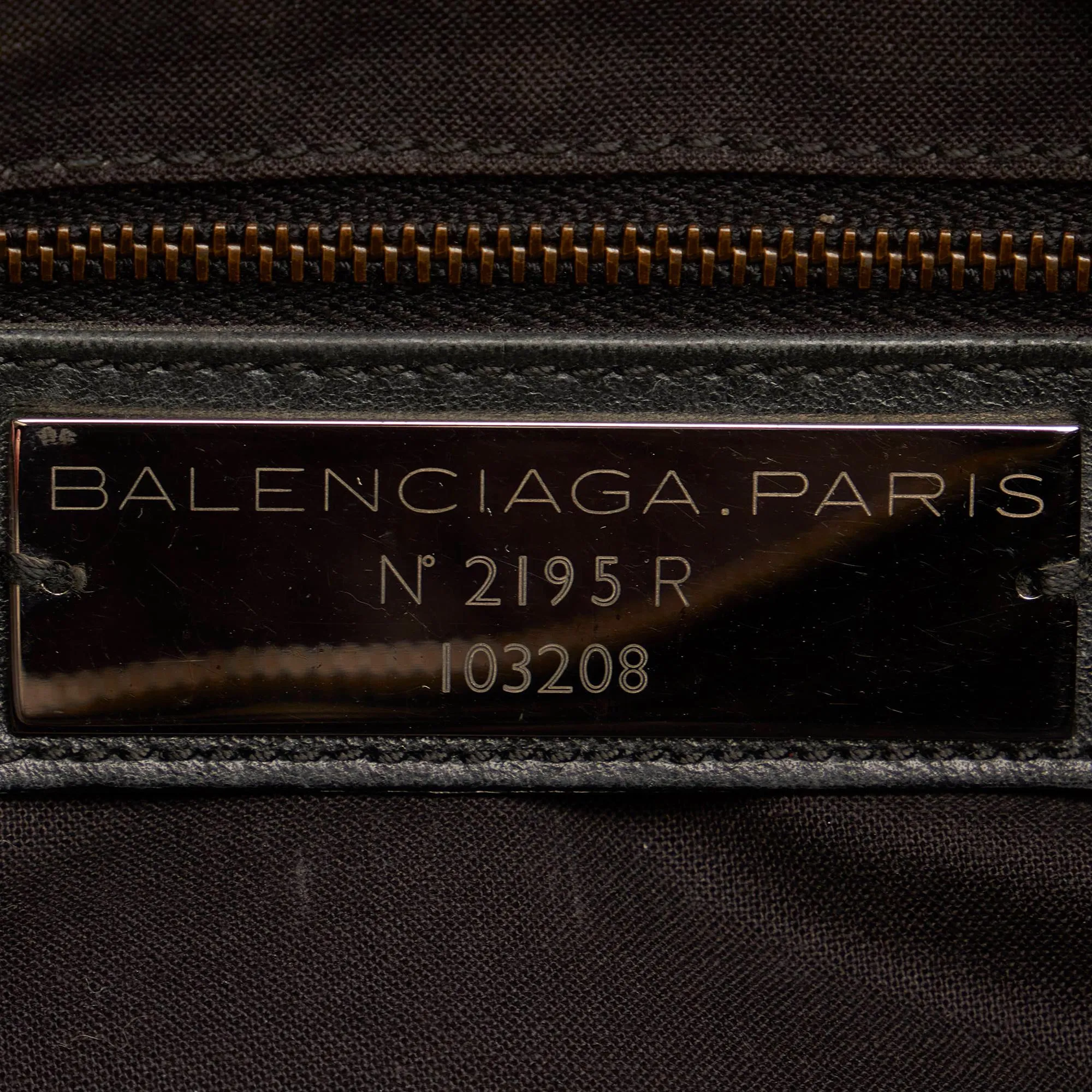Balenciaga Motocross Classic First Lambskin Leather Satchel (SHG-32814)