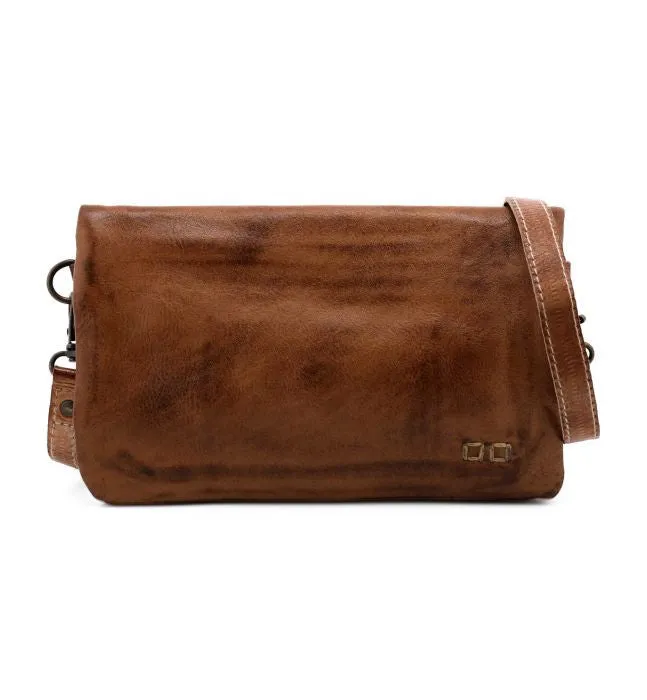 Cadence Tan Rustic Convertible Clutch