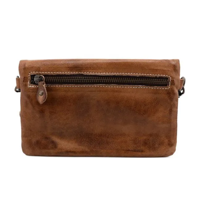 Cadence Tan Rustic Convertible Clutch