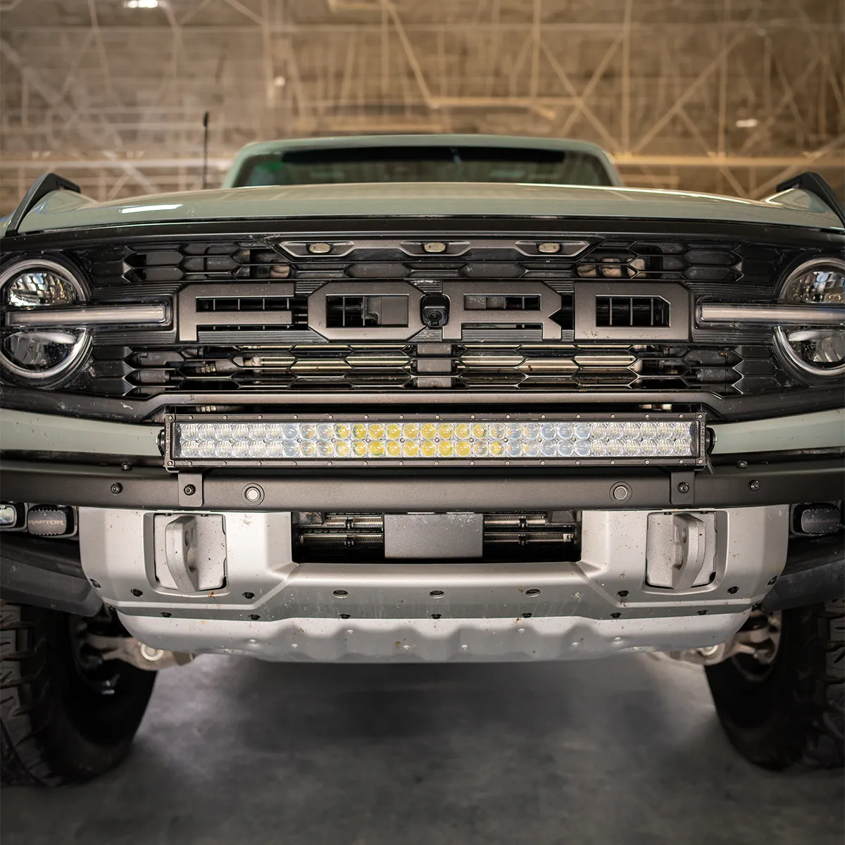 CALI RAISED LED Bumper Light Bar Mounting Kit Fits 2021  Ford Bronco Raptor
