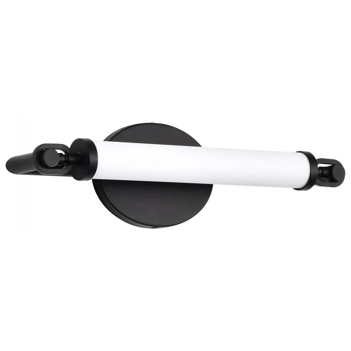 Edgeworth 16" LED Bathroom Vanity Light, Matte Black Finish