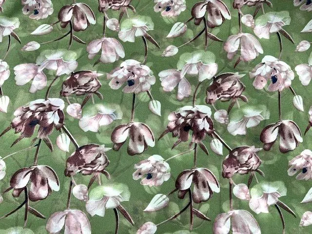 Floral Cup - Printed Chiffon Fabric