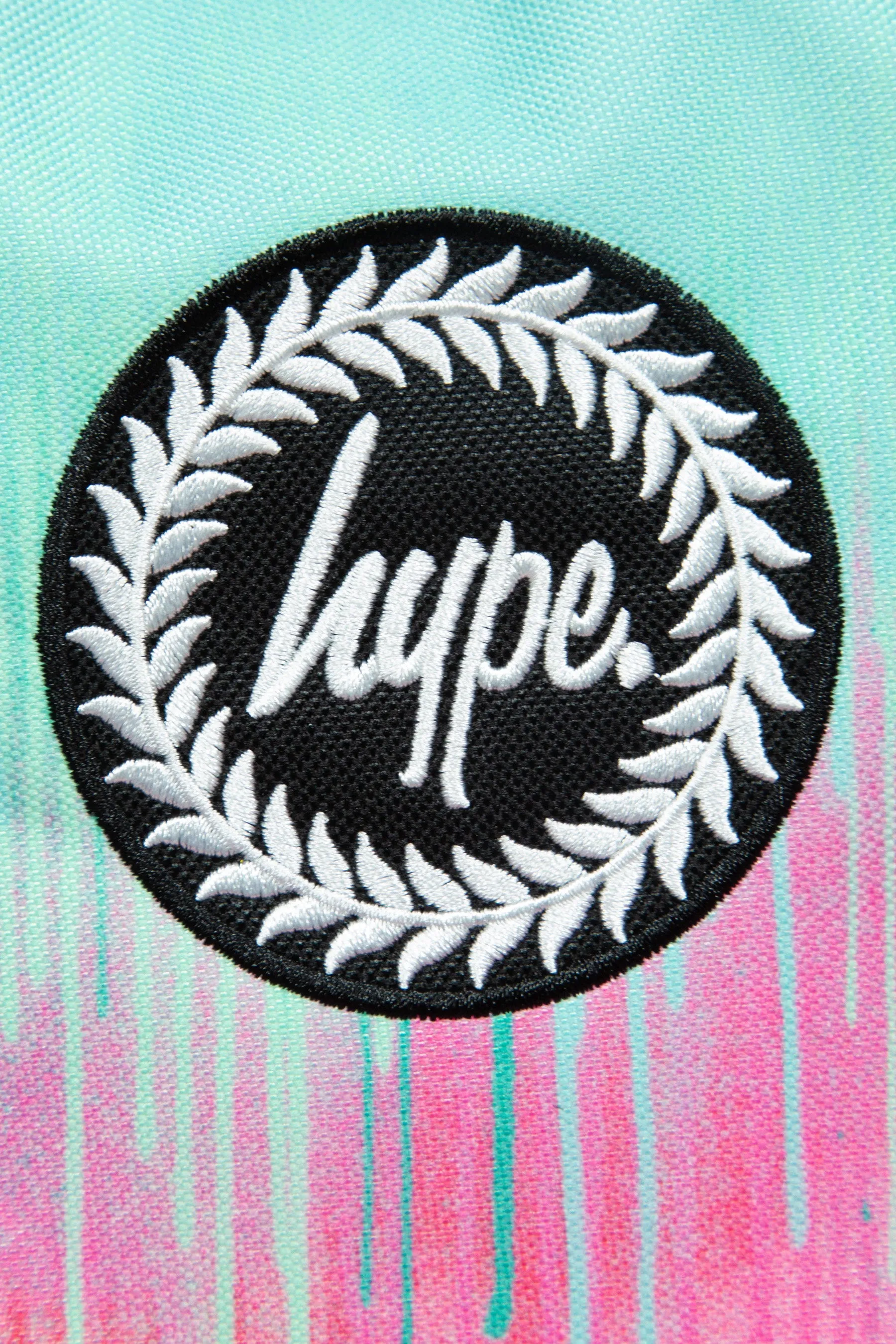 Hype Iconic Pink/Teal Pastel Drips Girls Backpack