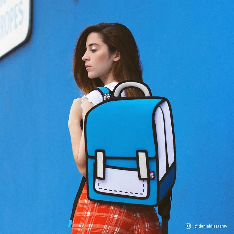 Jump From Paper Backpack Spaceman Color me in