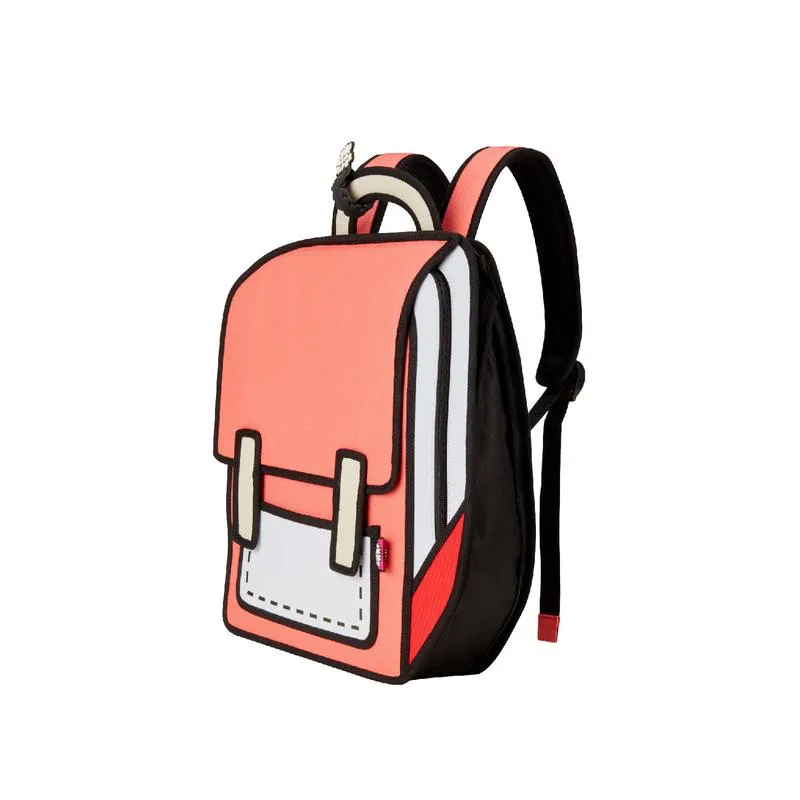 Jump From Paper Backpack Spaceman Color me in