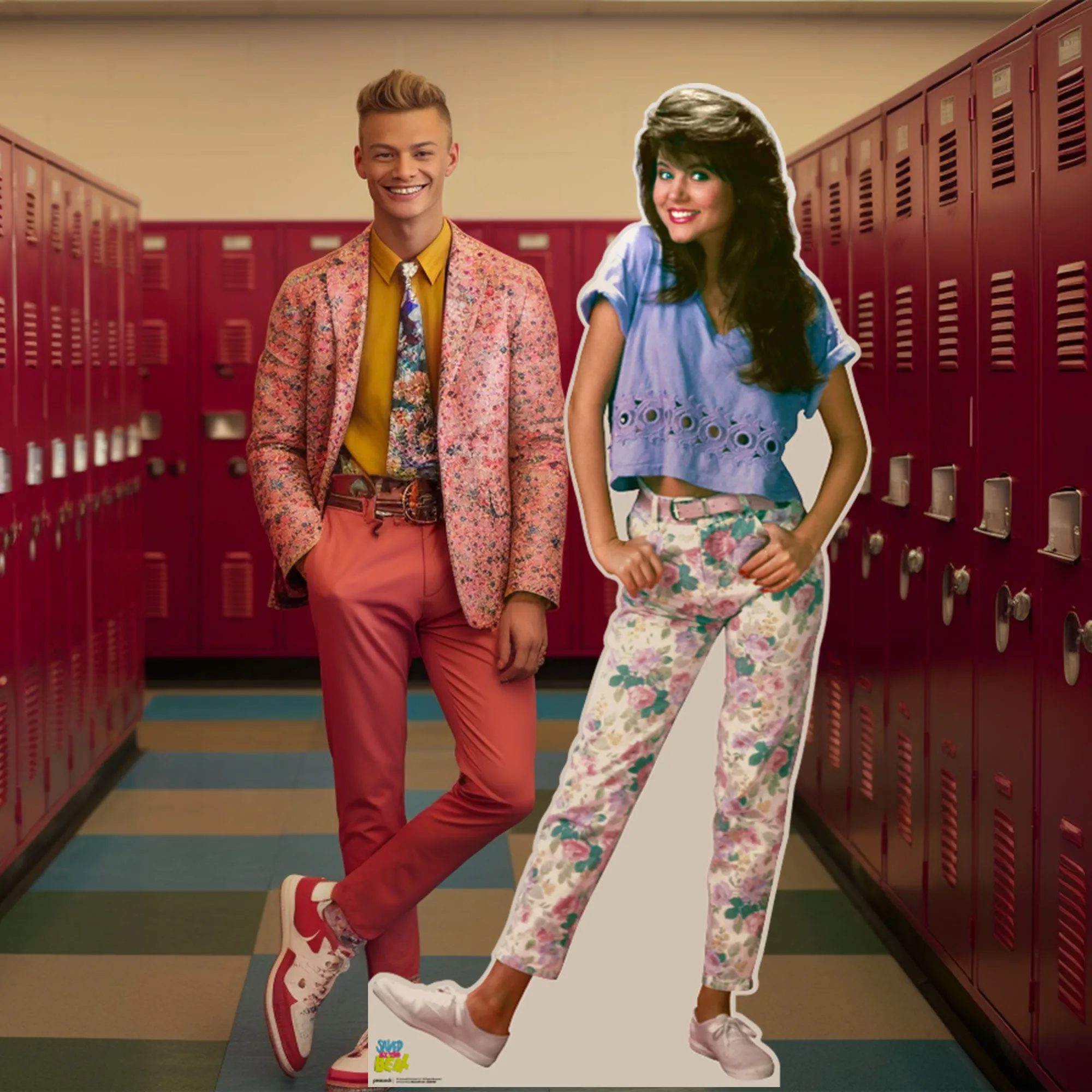 Life-Sized Kelly Kapowski Cardboard Cutout from Saved by the Bell