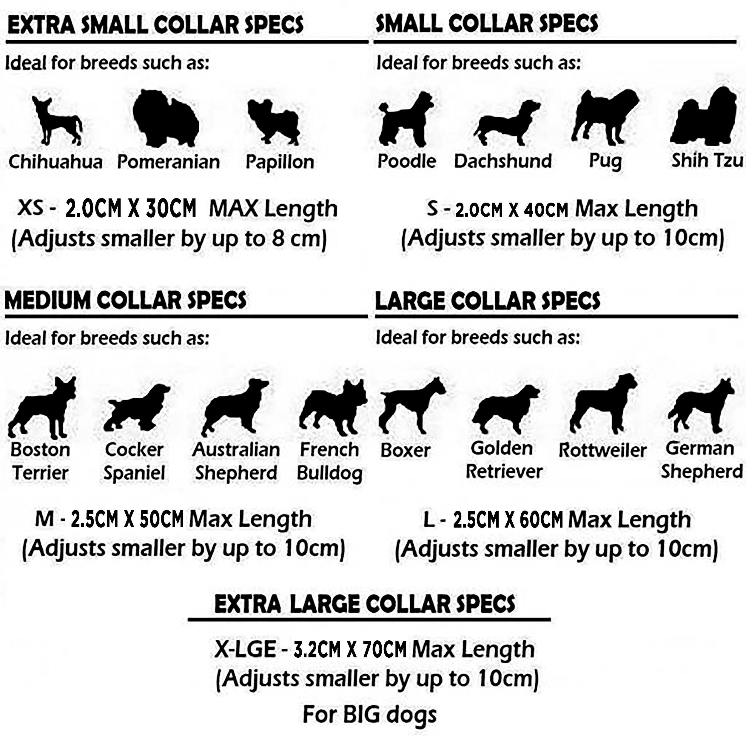(NEW DESIGN) Super Premium - Nylon & Padded Neoprene with Safety Reflection Strips Dog Collars