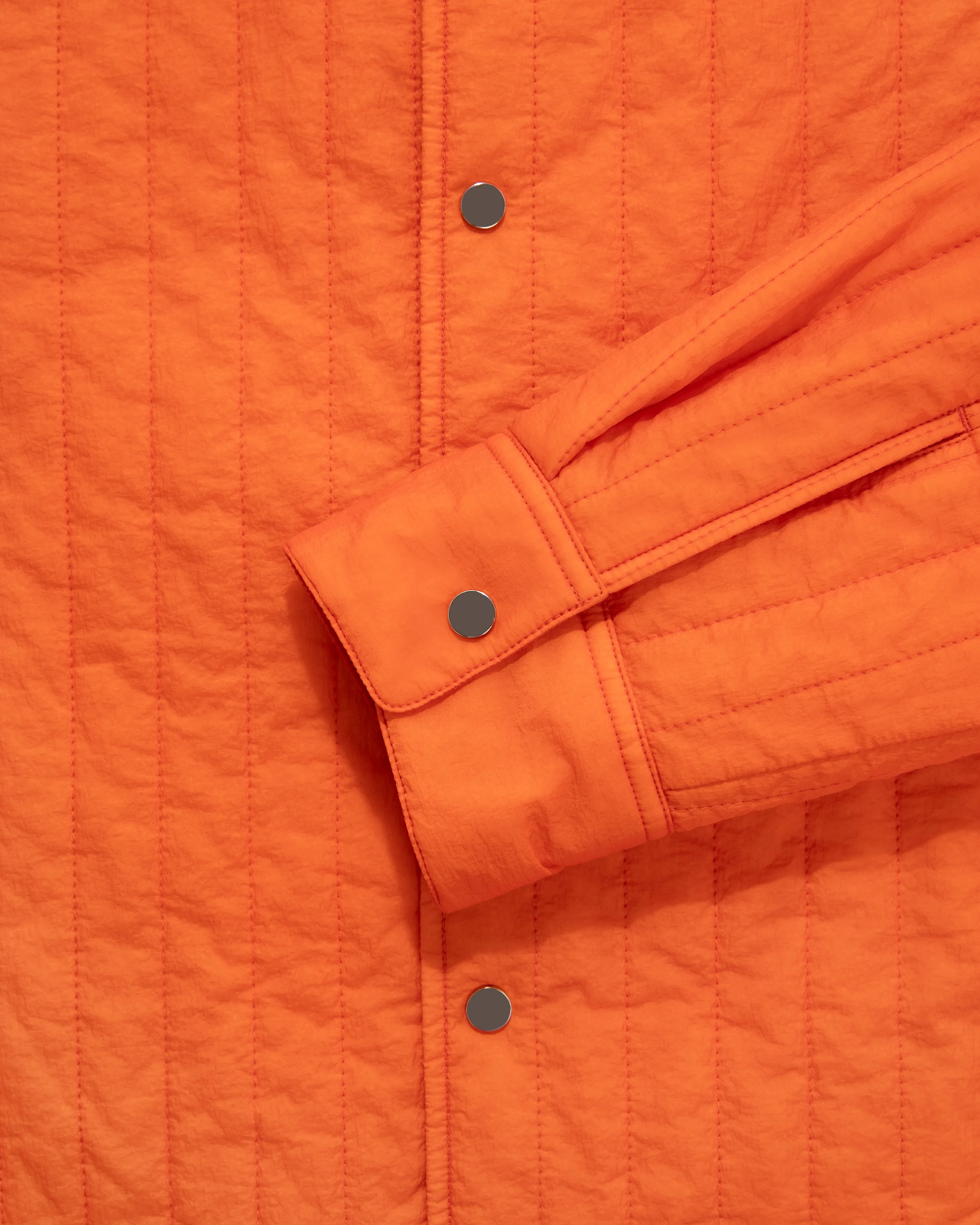 Nylon Quilted Overshirt