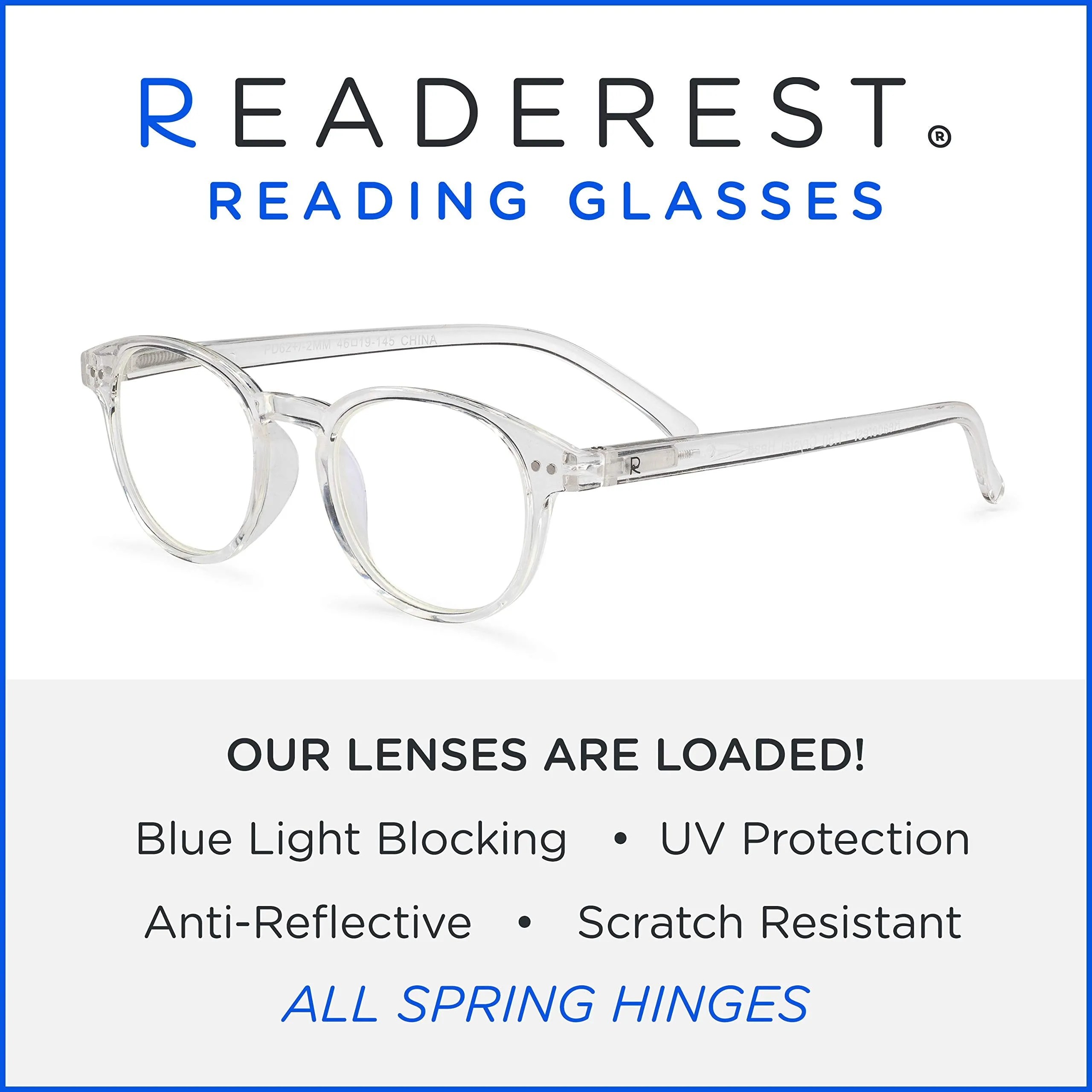Round-Blue-Light-Blocking-Reading-Glasses-Clear-Zero-Magnification-Computer-Glasses
