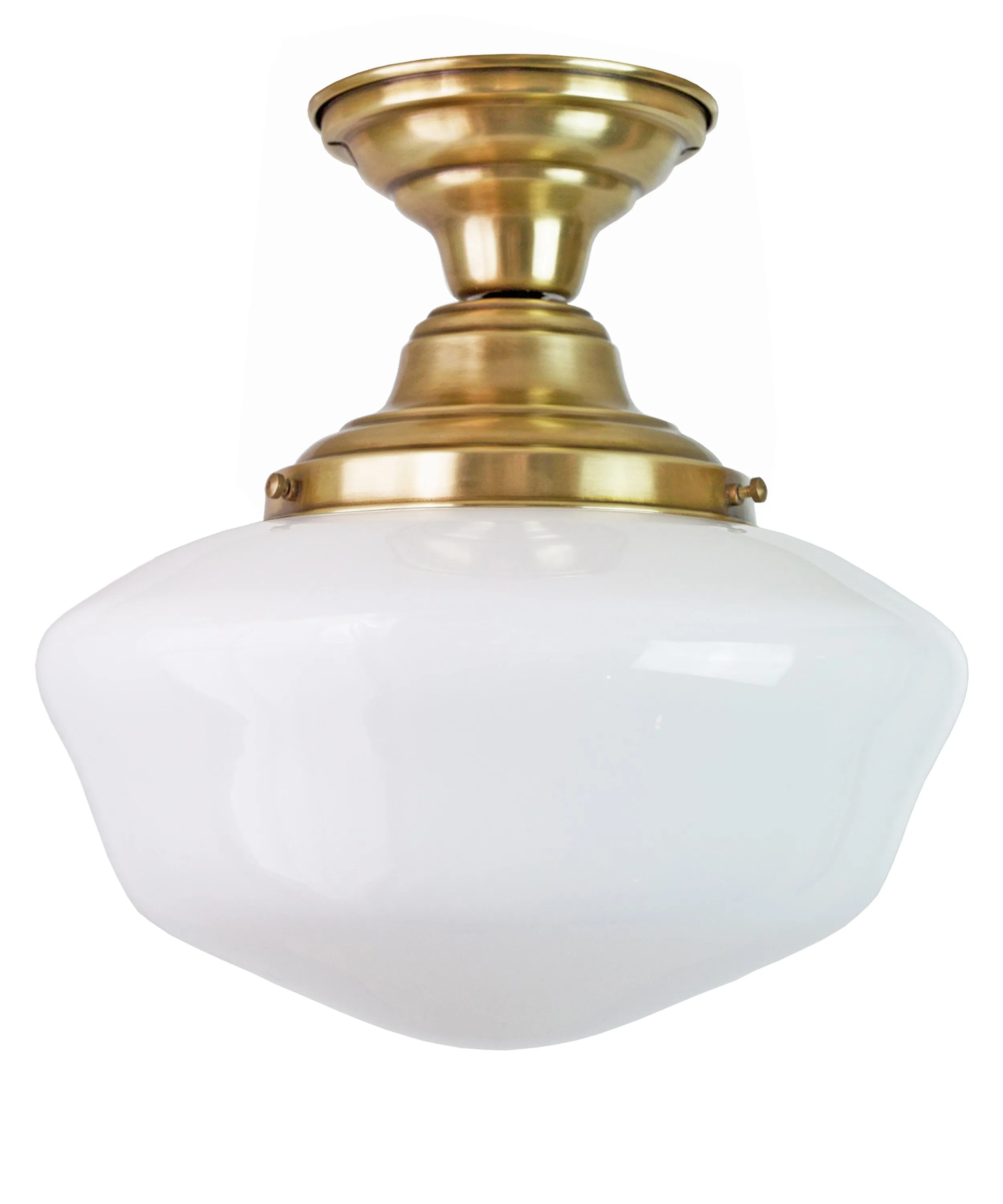 Traditional Schoolhouse Ceiling Fixture, 12"