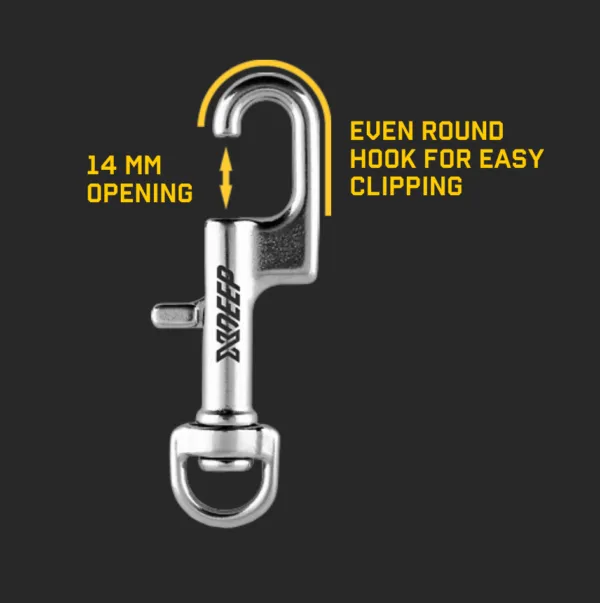 XDeep NX Series Small Single Ended Boltsnap 5PK